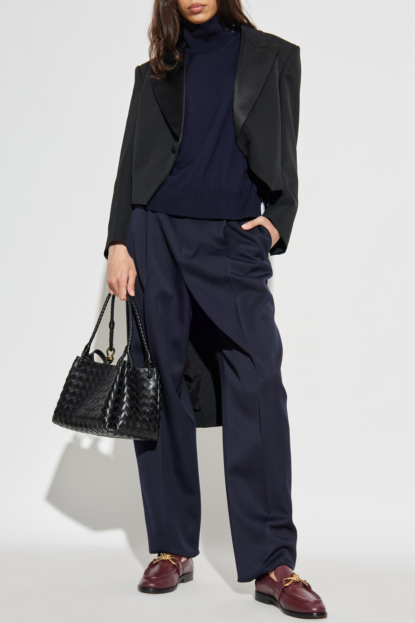 Black Wool blazer Bottega Veneta - Vitkac Canada